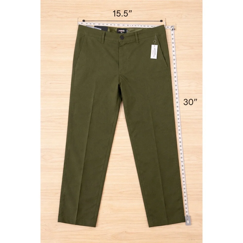 NWT – RSQ Men's Baggy Trouser Pants – Olive‎ Green – Size 28